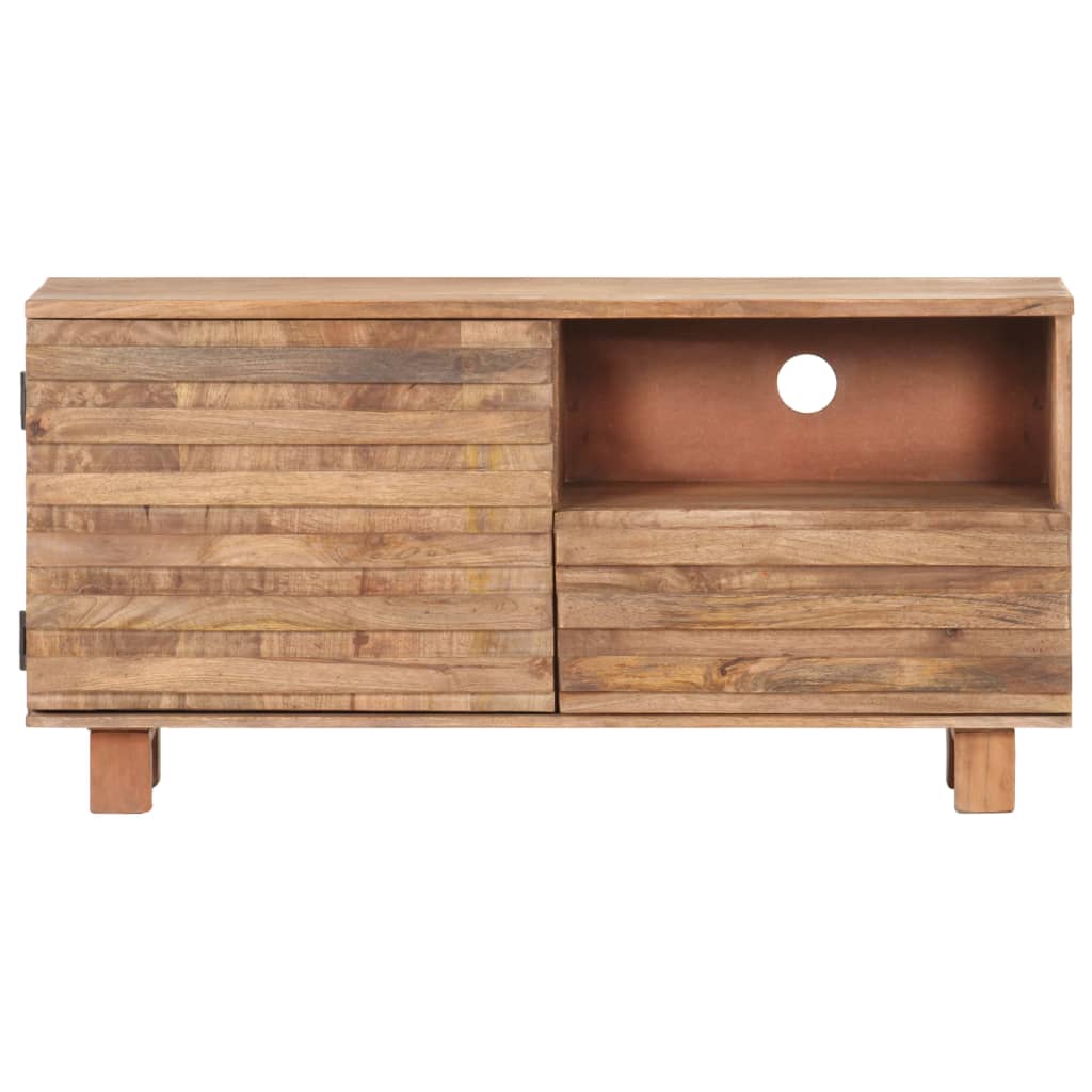 TV Cabinet 90x30x45 cm Solid Mango Wood