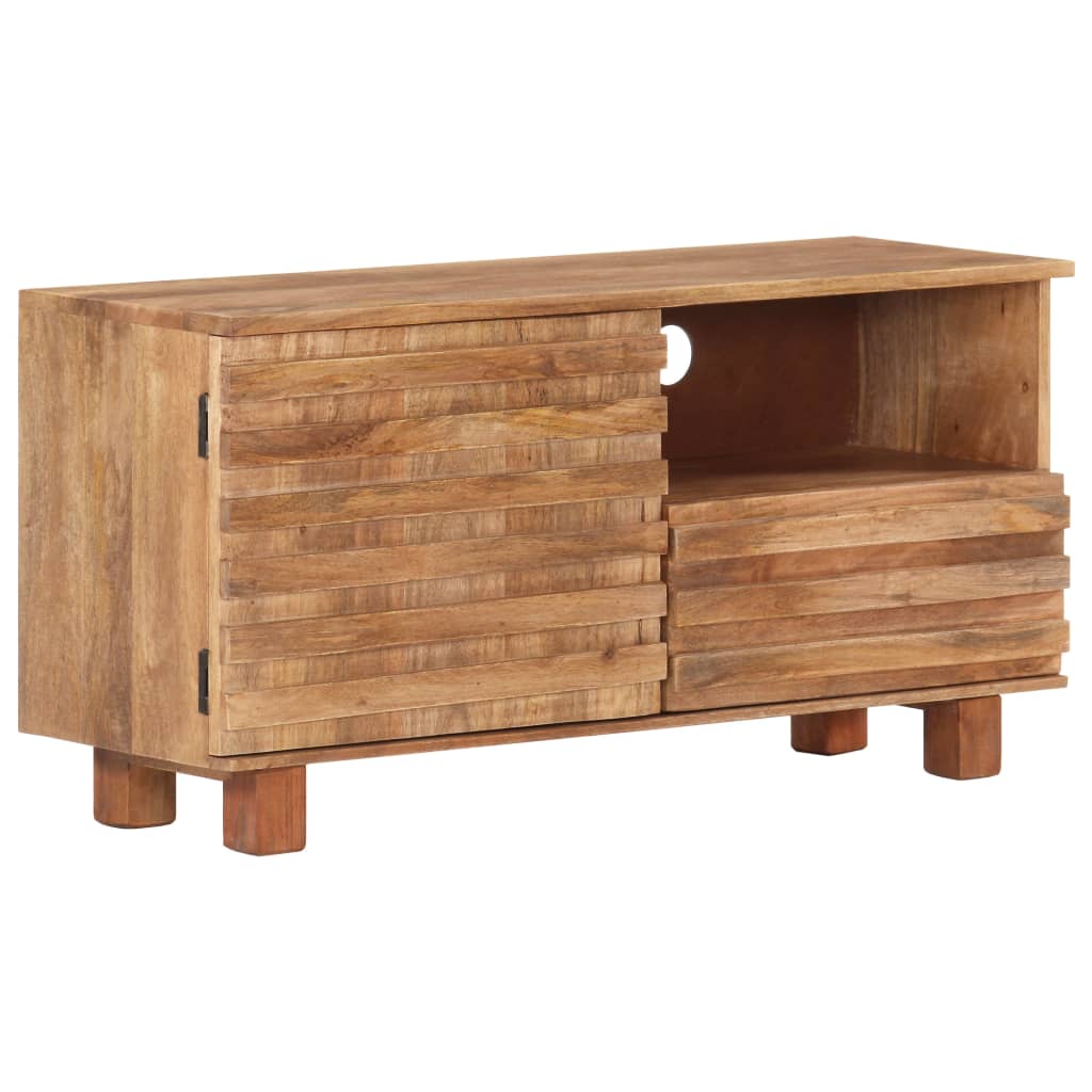 TV Cabinet 90x30x45 cm Solid Mango Wood