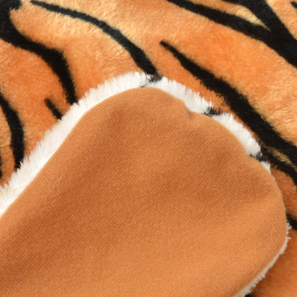 Tiger Carpet Plush 144 cm Brown