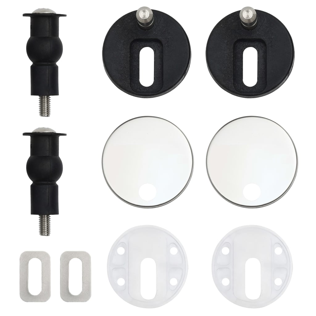 WC Toilet Seat with Soft Close Lid MDF Deep Sea Design