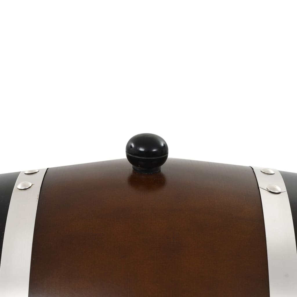 Wine Barrel with Tap Solid Pinewood 12 L