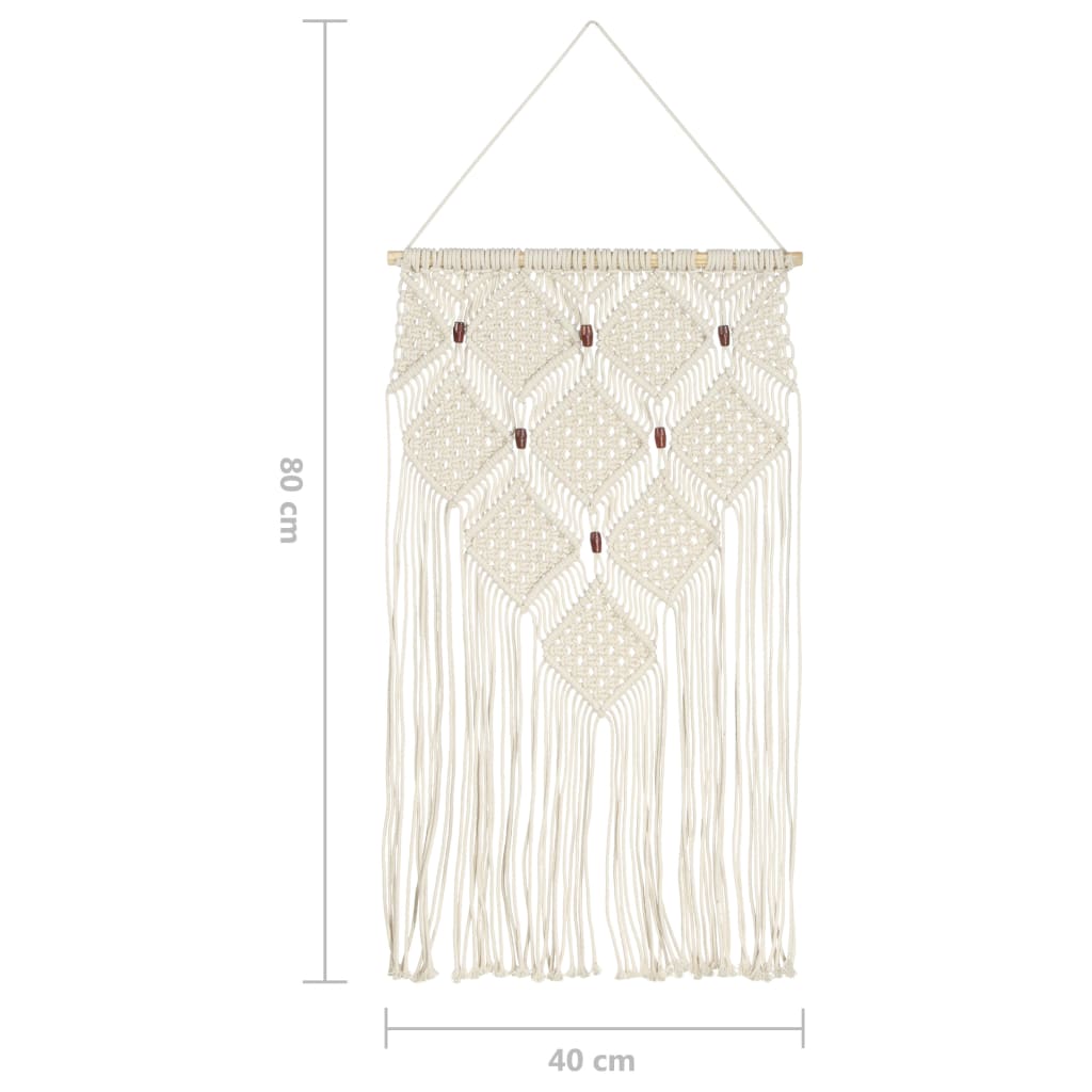 Macrame Wall Hanger 40x80 cm Cotton