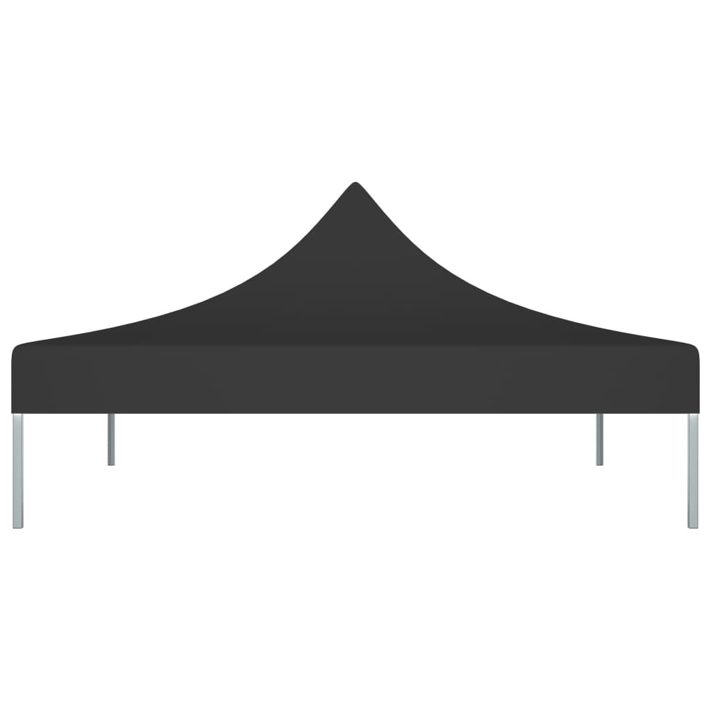 Party Tent Roof 3x3 M Black 270 G/m² 9 Party Tent Roof 3x3 m Black 270 g/m²