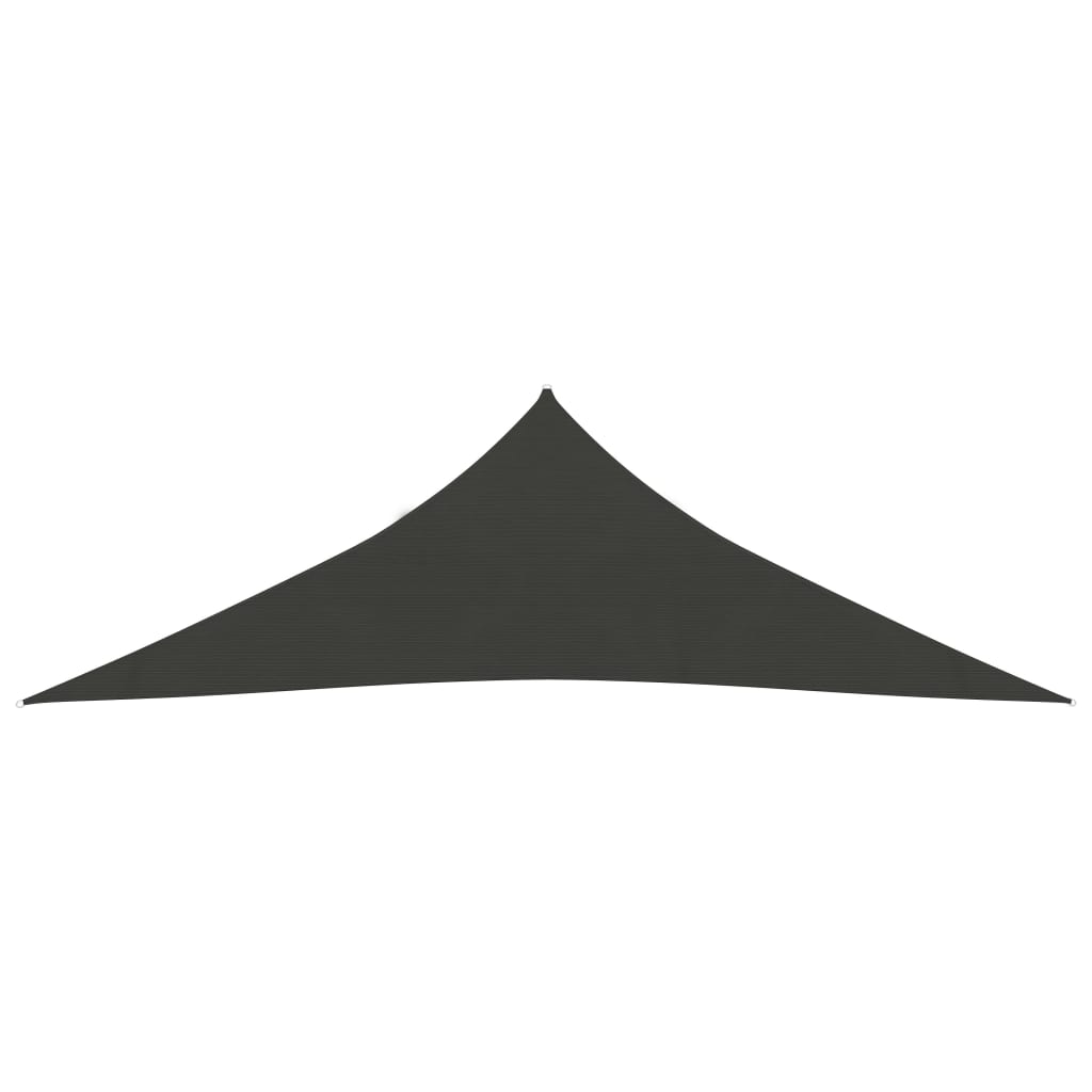 Sunshade Sail 160 g/m² Anthracite 3.5x3.5x4.9 m HDPE