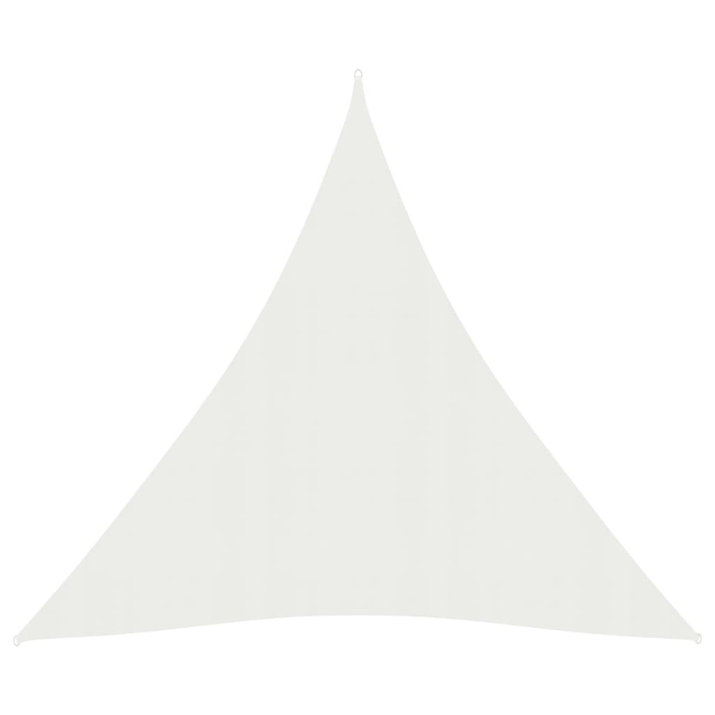 Sunshade Sail 160 g/m² White 5x6x6 m HDPE