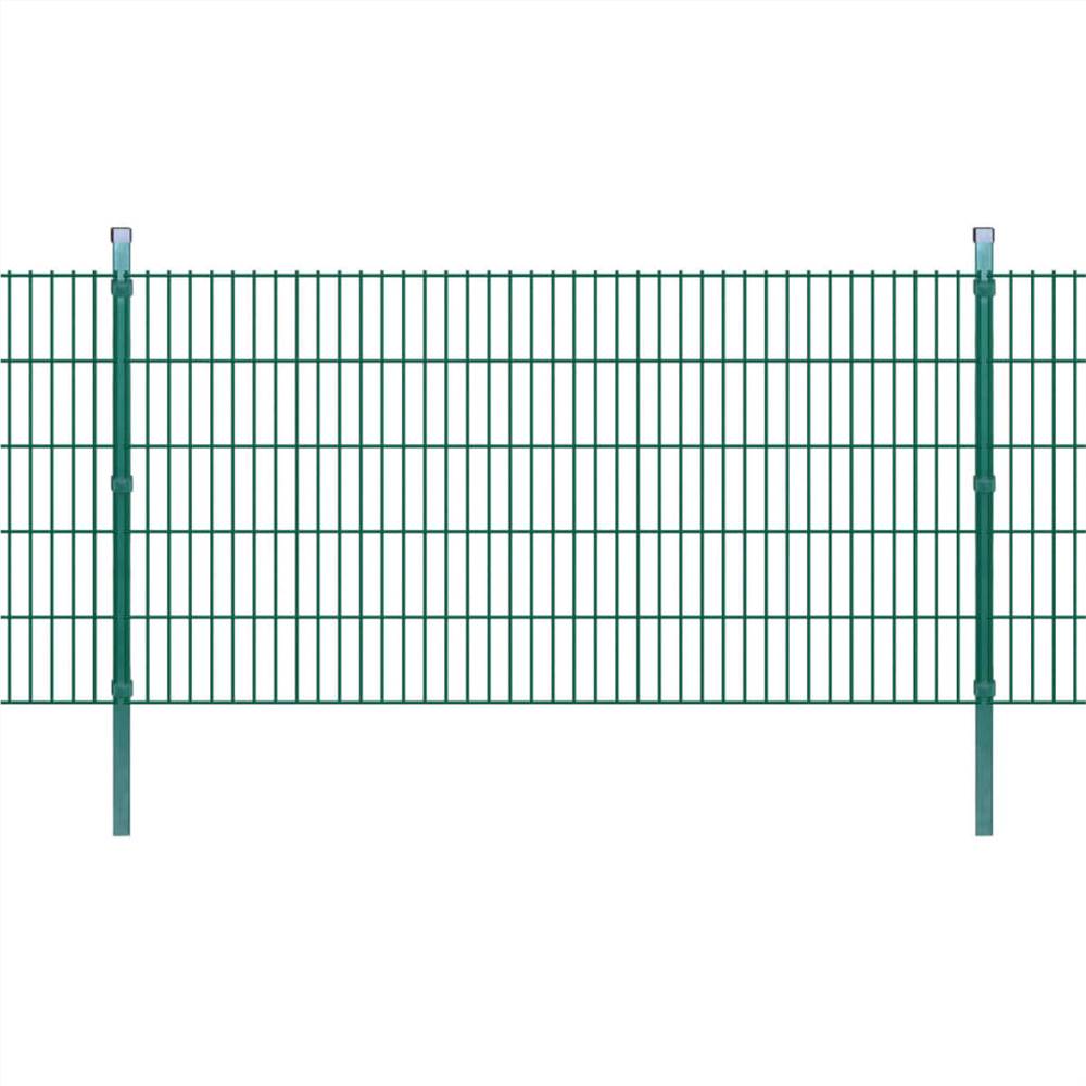 

2D Garden Fence Panel & Posts 2008x1030 mm 2 m Green