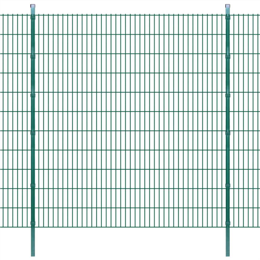 

2D Garden Fence Panel & Posts 2008x2230 mm 2 m Green