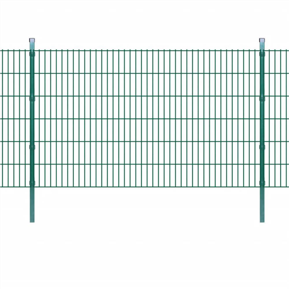 

2D Garden Fence Panels & Posts 2008x1230 mm 32 m Green