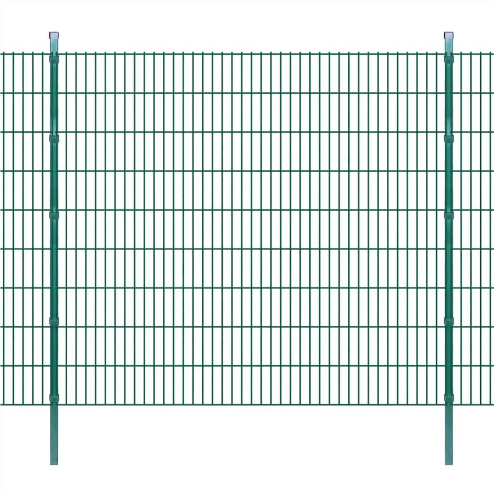 

2D Garden Fence Panels & Posts 2008x1830 mm 16 m Green