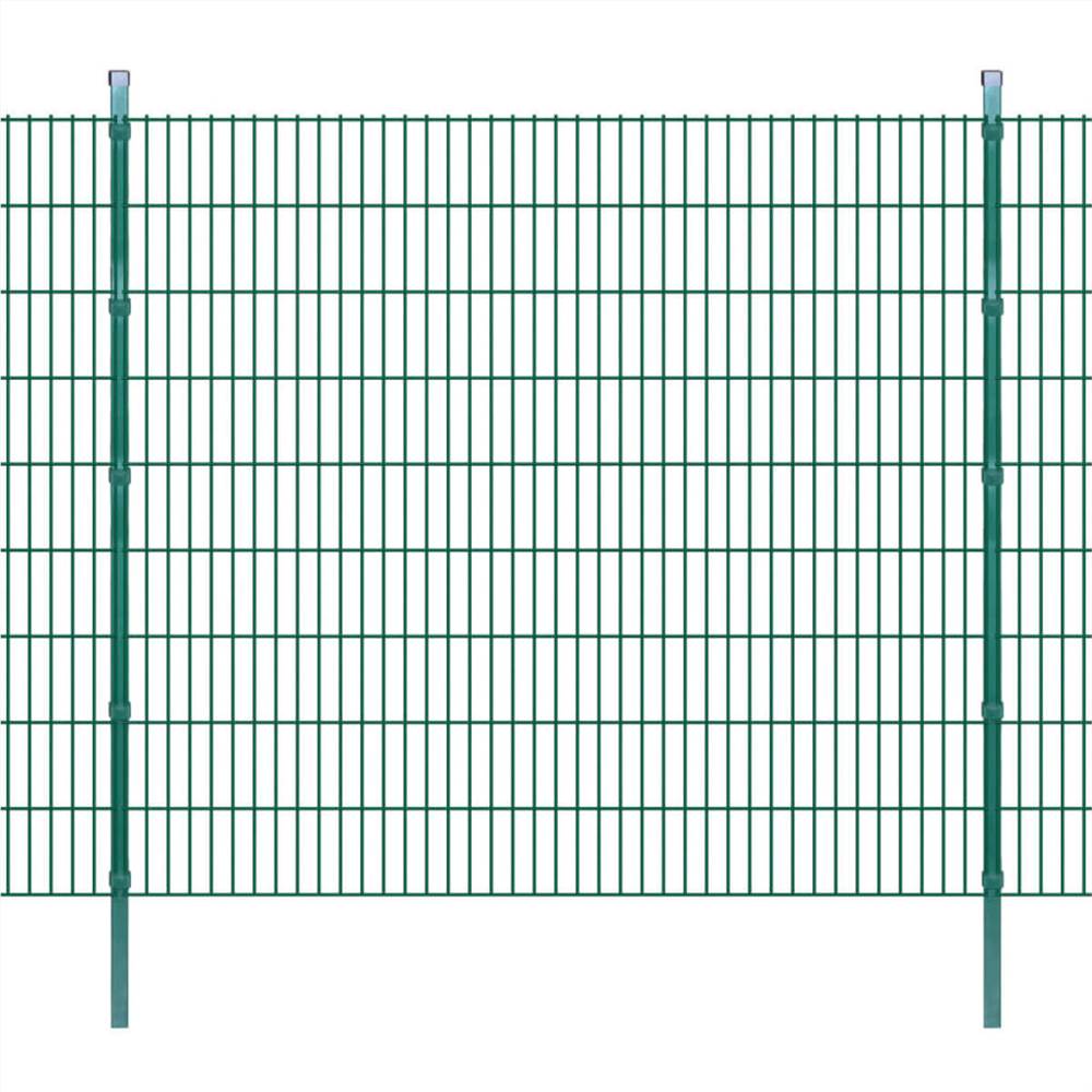 

2D Garden Fence Panels & Posts 2008x1830 mm 24 m Green