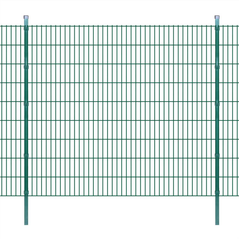 

2D Garden Fence Panels & Posts 2008x1830 mm 36 m Green