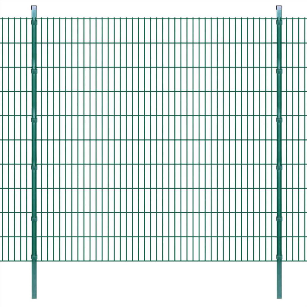 

2D Garden Fence Panels & Posts 2008x2030 mm 16 m Green