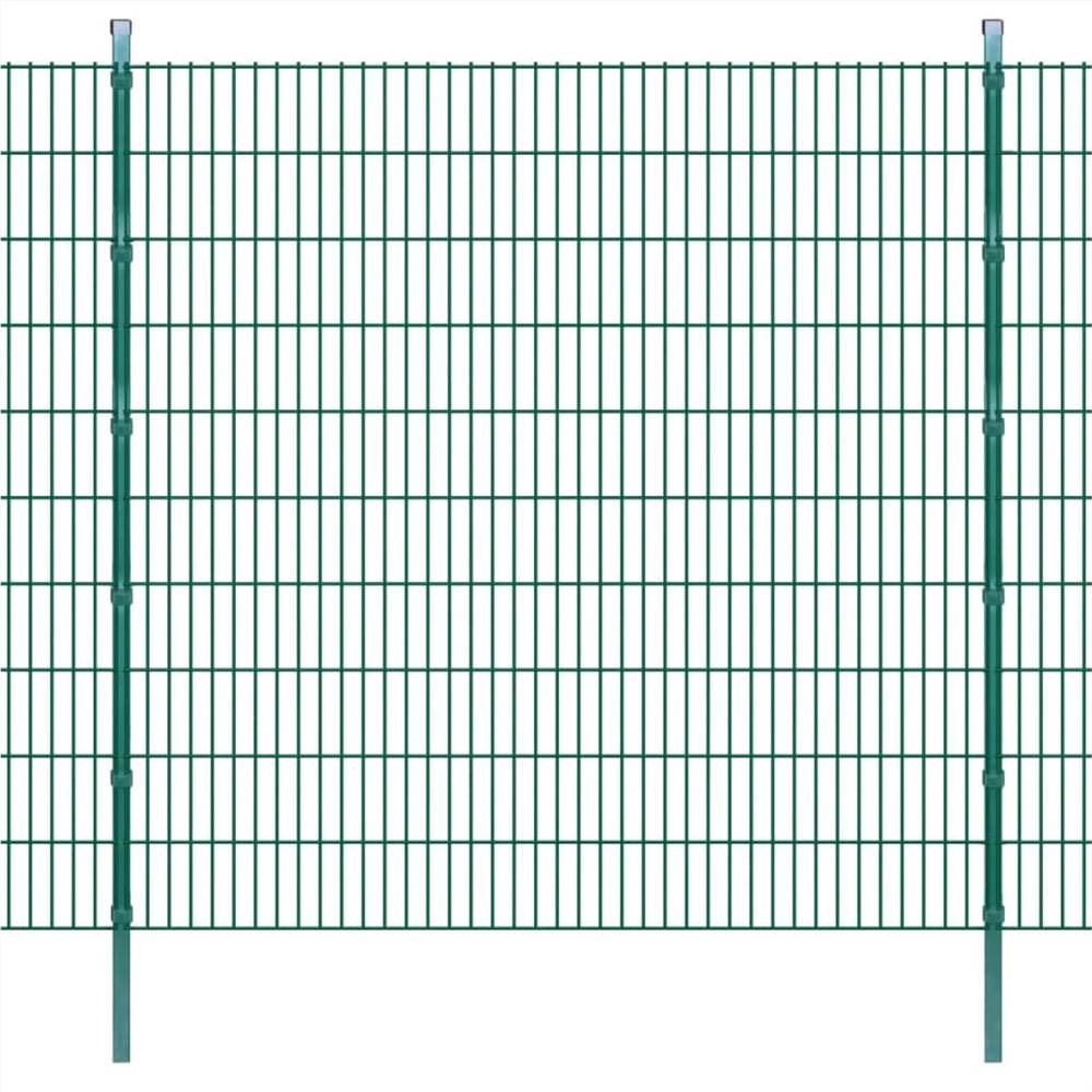 

2D Garden Fence Panels & Posts 2008x2030 mm 30 m Green