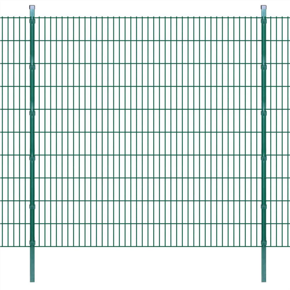 

2D Garden Fence Panels & Posts 2008x2030 mm 44 m Green