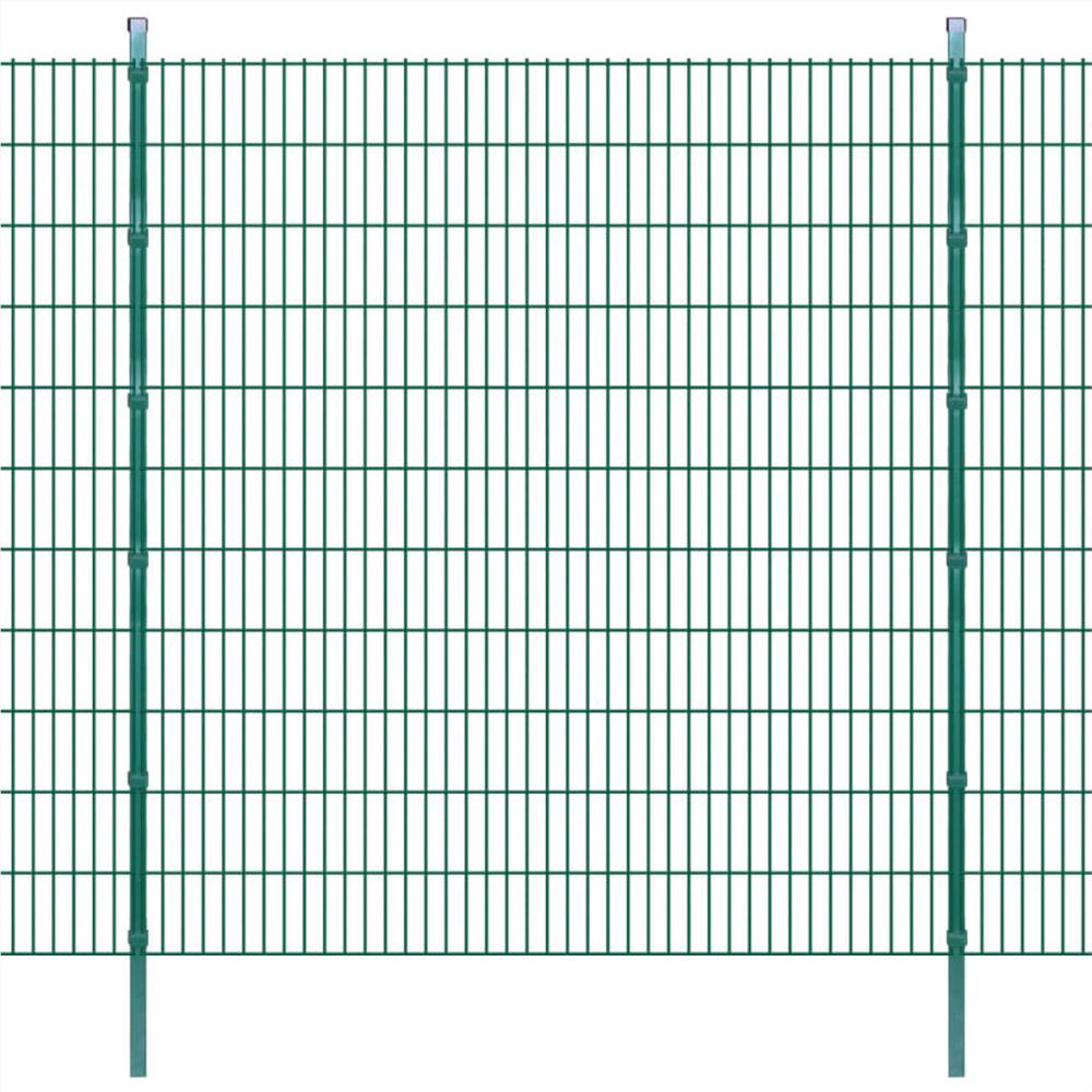 

2D Garden Fence Panels & Posts 2008x2230 mm 42 m Green