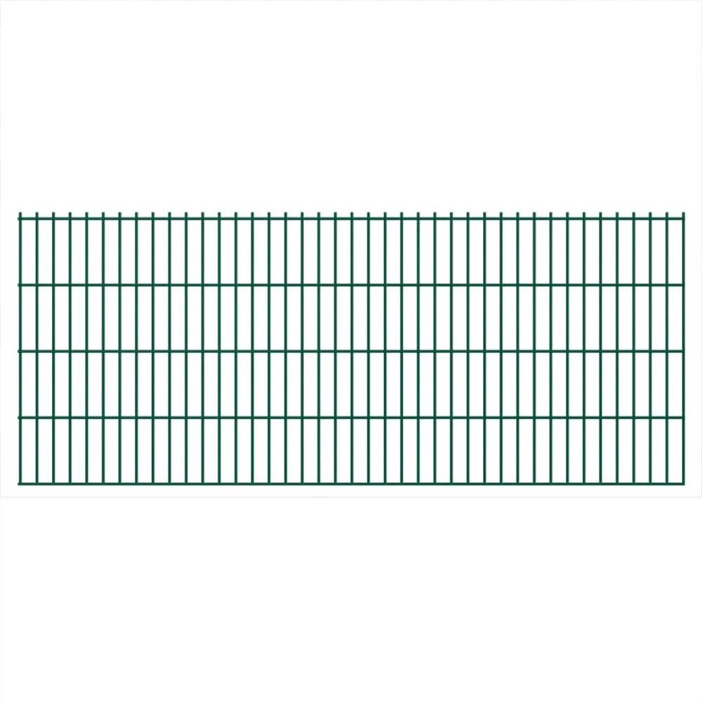 

2D Garden Fence Panels 2.008x0.83 m 16 m (Total Length) Green