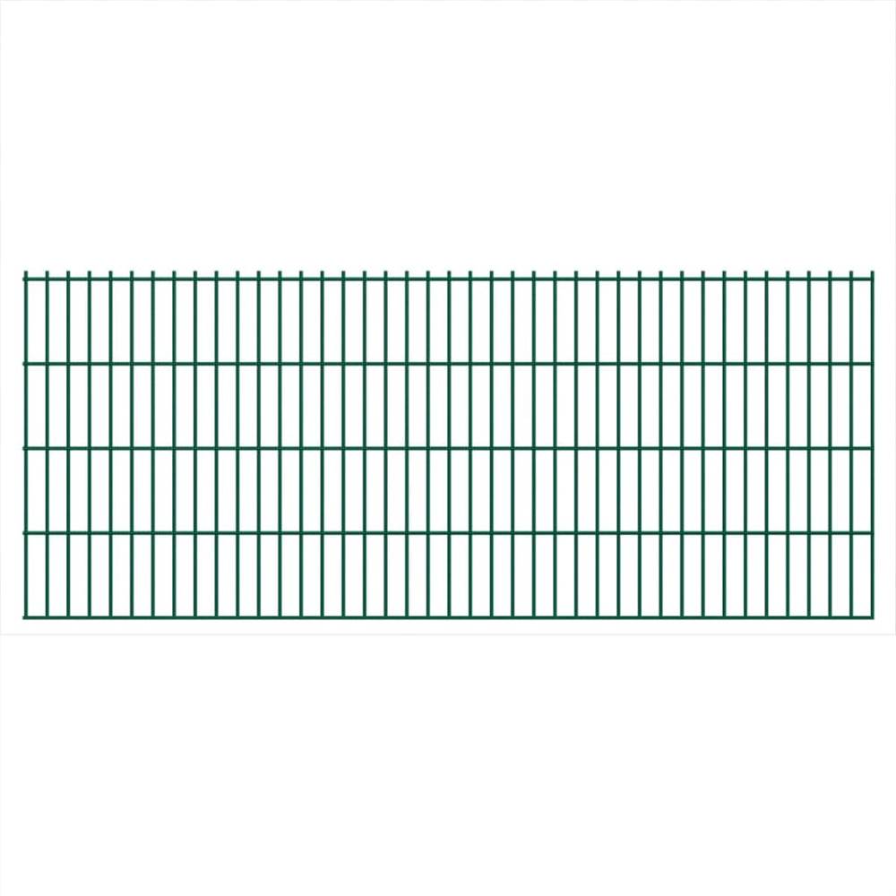 

2D Garden Fence Panels 2.008x0.83 m 18 m (Total Length) Green