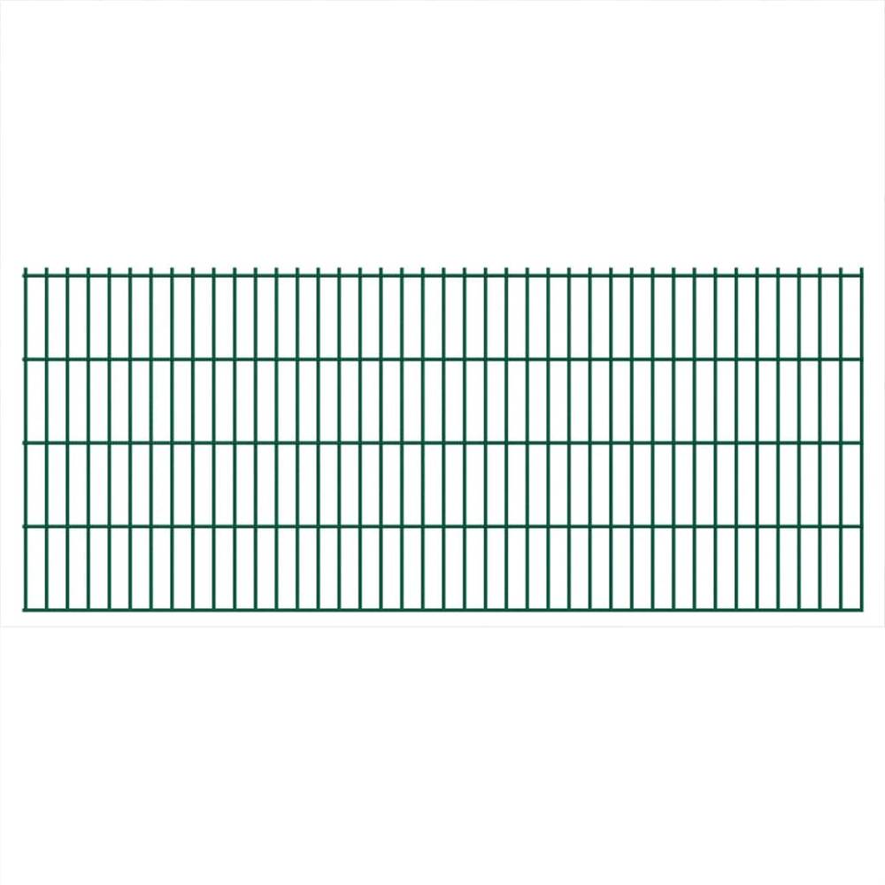 

2D Garden Fence Panels 2.008x0.83 m 22 m (Total Length) Green