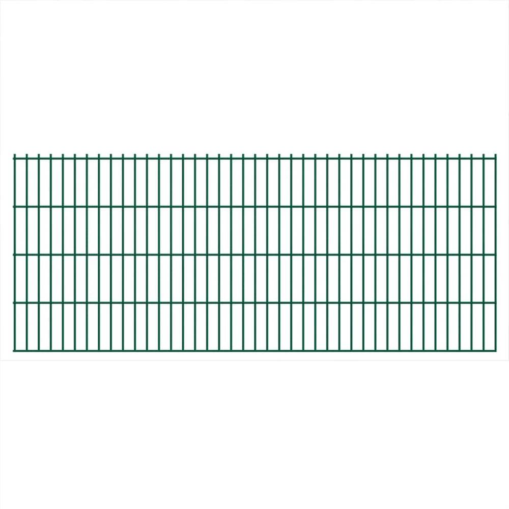 

2D Garden Fence Panels 2.008x0.83 m 6 m (Total Length) Green