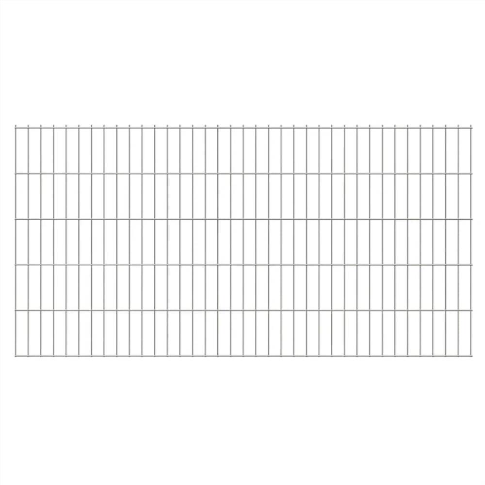 

2D Garden Fence Panels 2.008x1.03 m 20 m (Total Length) Silver