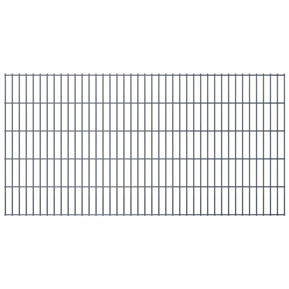 

2D Garden Fence Panels 2.008x1.03 m 30 m (Total Length) Grey