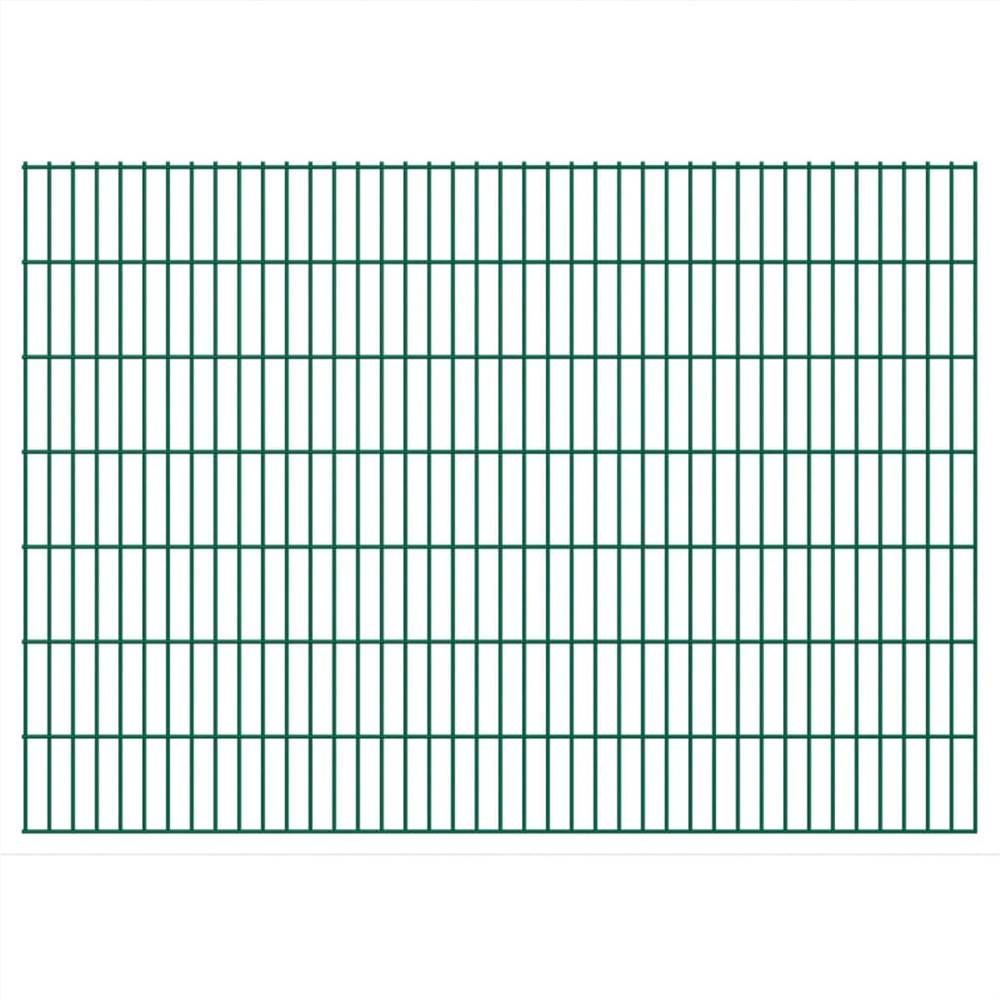 

2D Garden Fence Panels 2.008x1.43 m 20 m (Total Length) Green