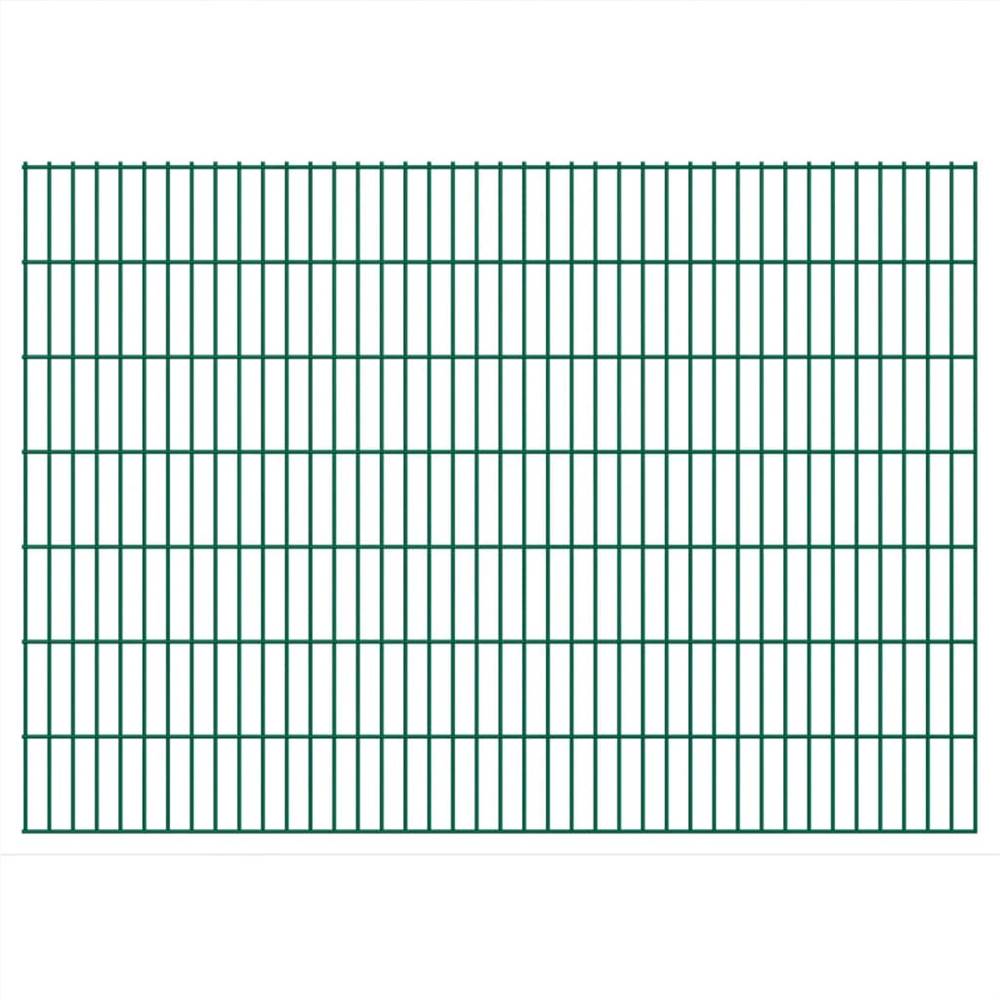 

2D Garden Fence Panels 2.008x1.43 m 36 m (Total Length) Green