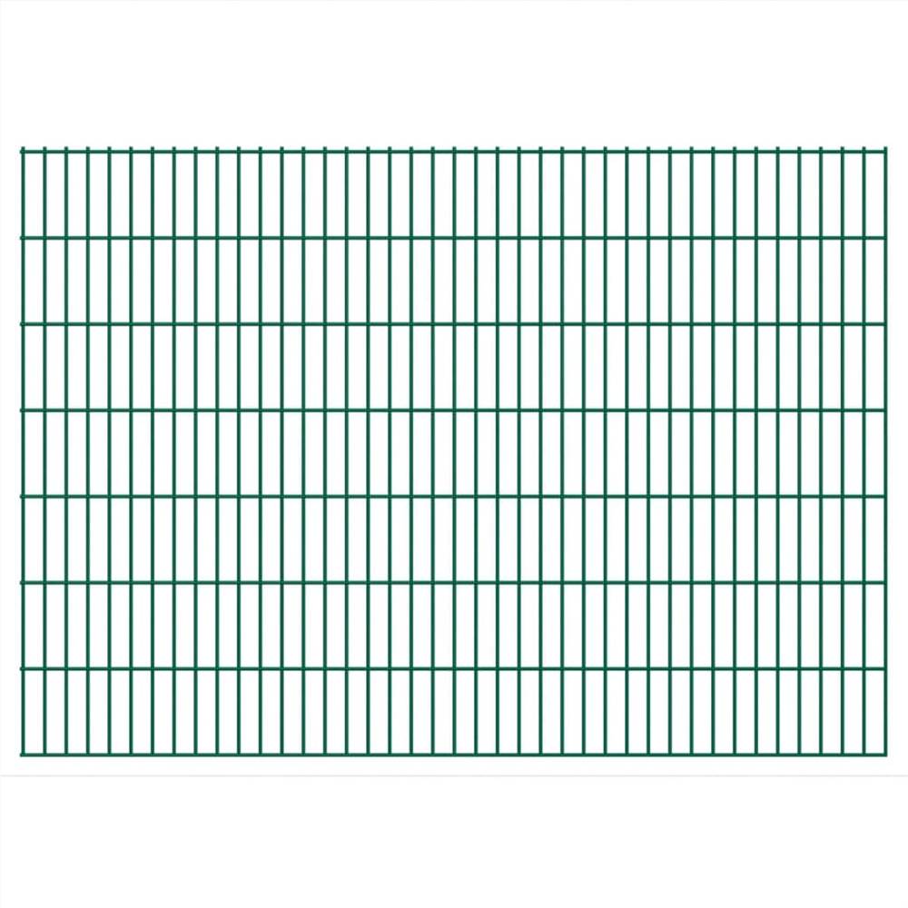 

2D Garden Fence Panels 2.008x1.43 m 38 m (Total Length) Green