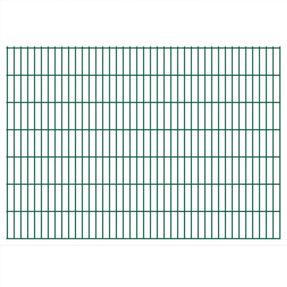 

2D Garden Fence Panels 2.008x1.43 m 40 m (Total Length) Green