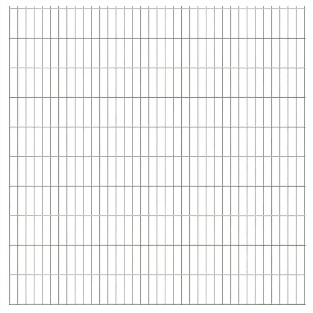 

2D Garden Fence Panels 2.008x2.03 m 40 m (Total Length) Silver