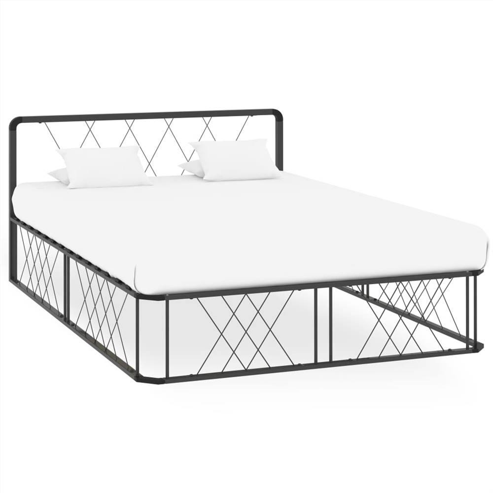 

Bed Frame Grey Metal 160x200 cm