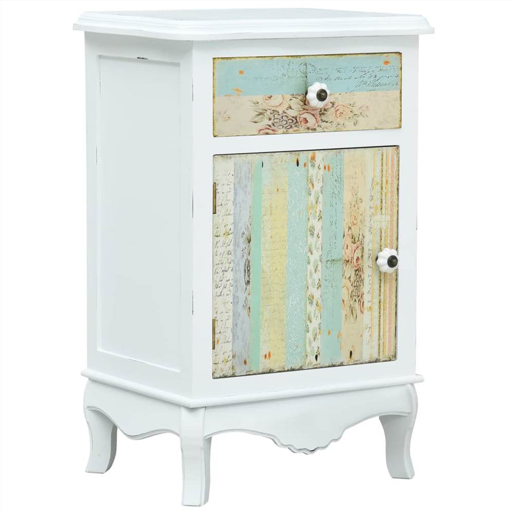 

Bedside Cabinet White 40x30x62 cm MDF