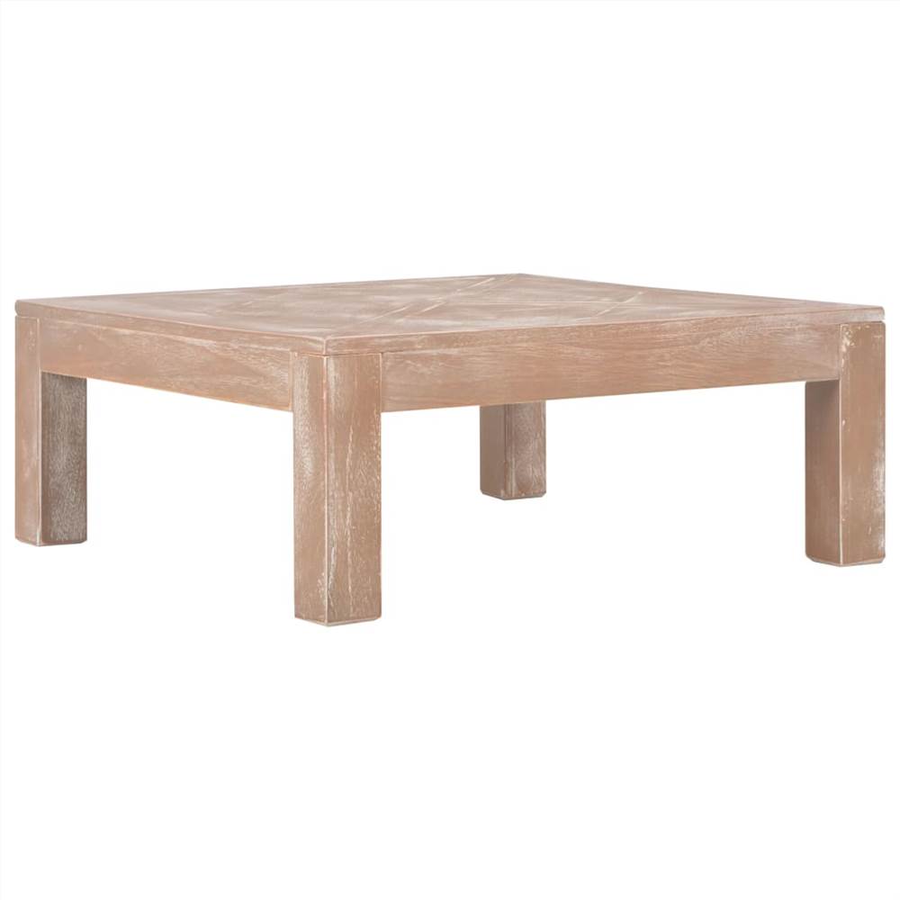 

Coffee Table 70x70x28 cm Solid Pine Wood