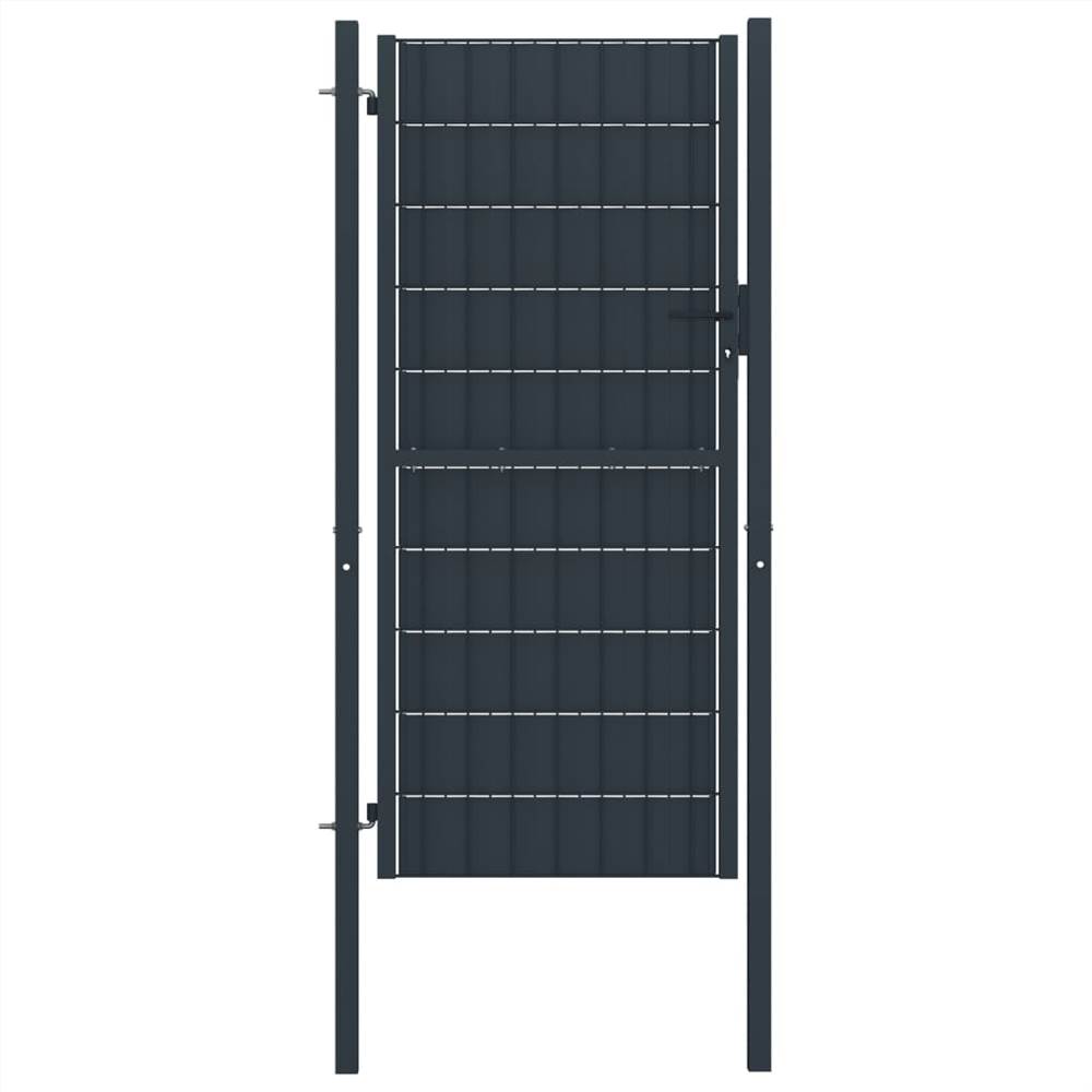 

Fence Gate Steel 100x164 cm Anthracite