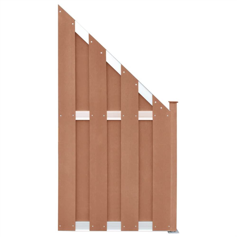 

Fence Panel WPC 90x180 cm Brown