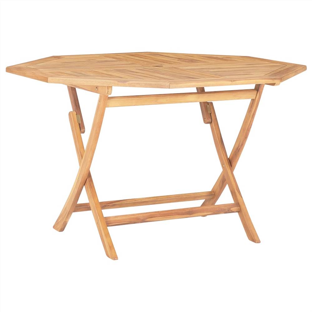 

Folding Garden Table 120x120x75 cm Solid Teak Wood