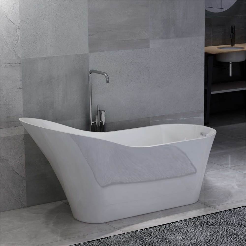 

Freestanding Bathtub White Acrylic 210 L