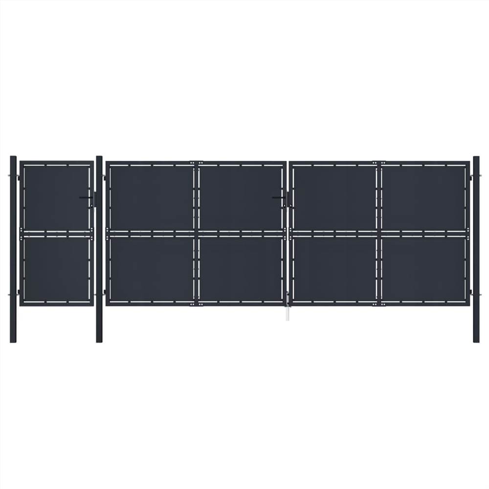 

Garden Gate Metal 5x2 m Anthracite