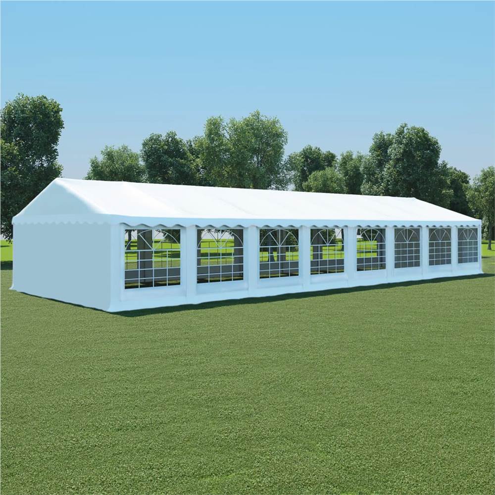 

Garden Marquee PVC 6x16 m White