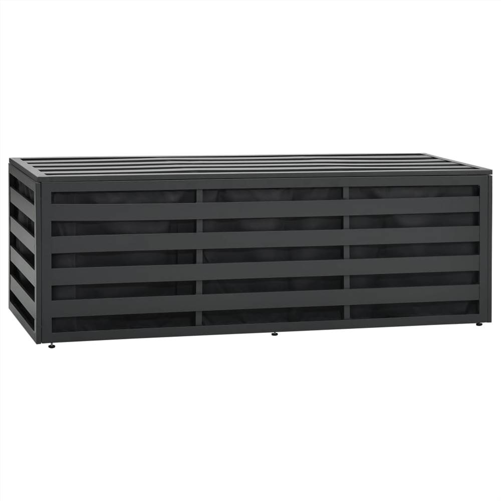 

Garden Storage Box Aluminium 150x50x50 cm Anthracite