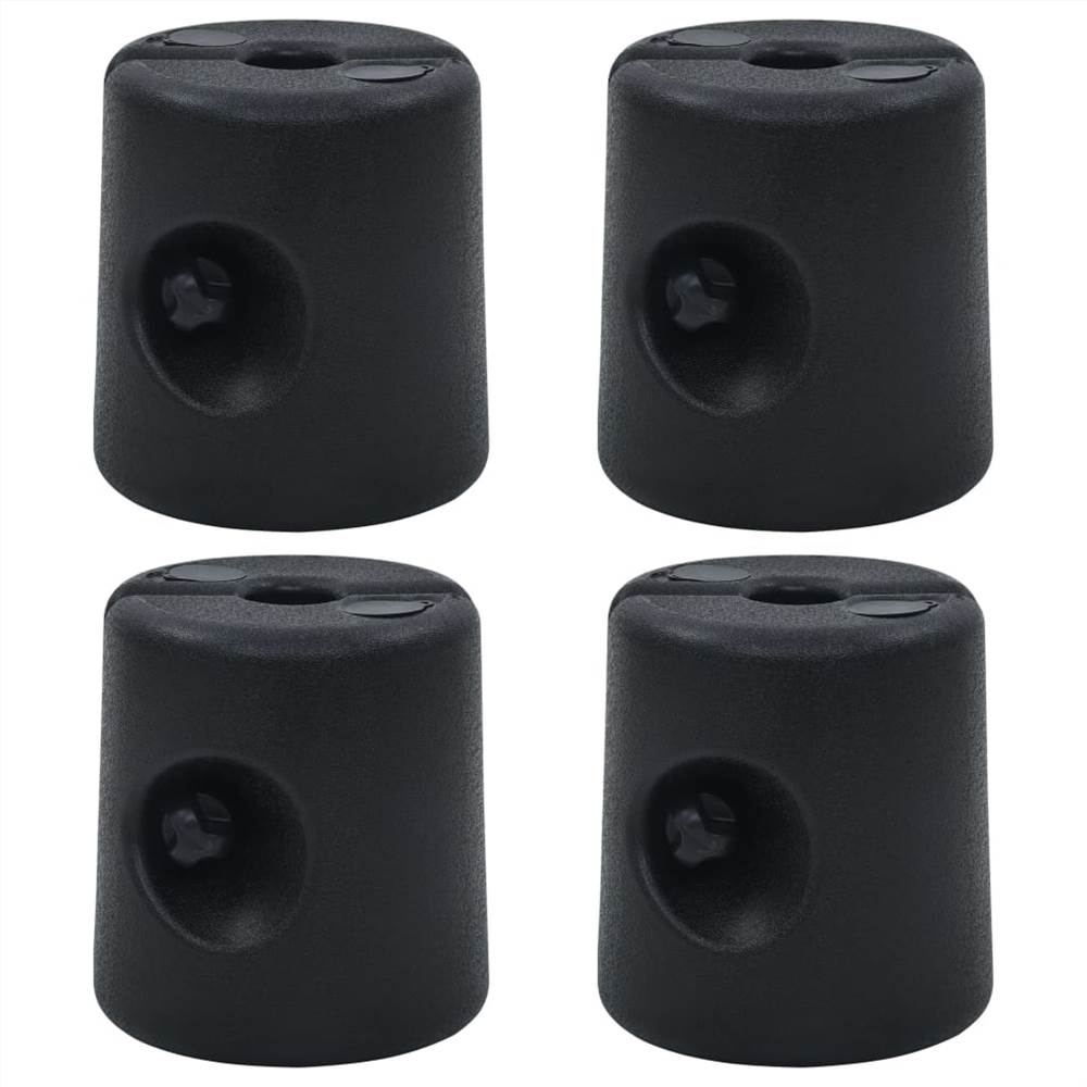 Gazebo Weights 4 pcs PE Black