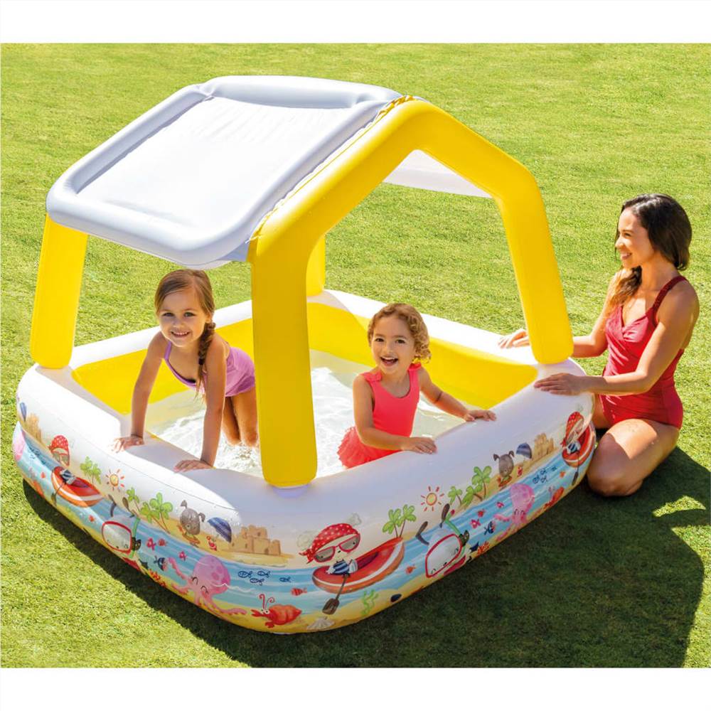 Intex Inflatable Sunshade Pool 157x157x122 cm