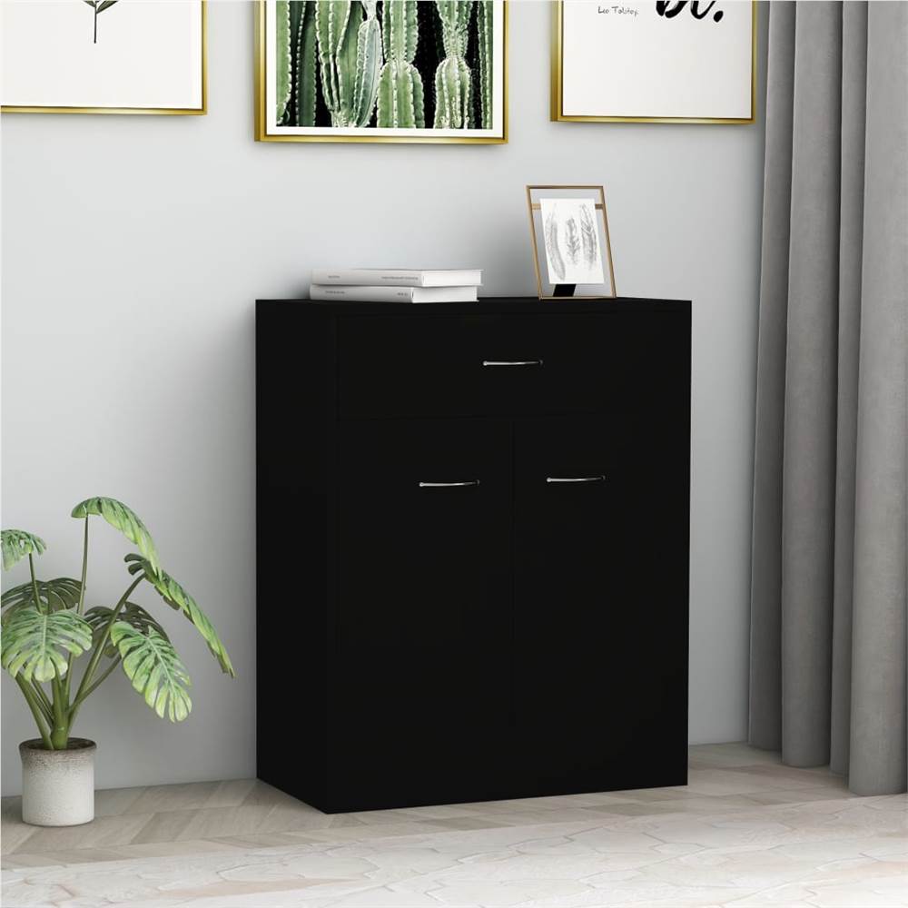 

Sideboard Black 60x30x75 cm Chipboard