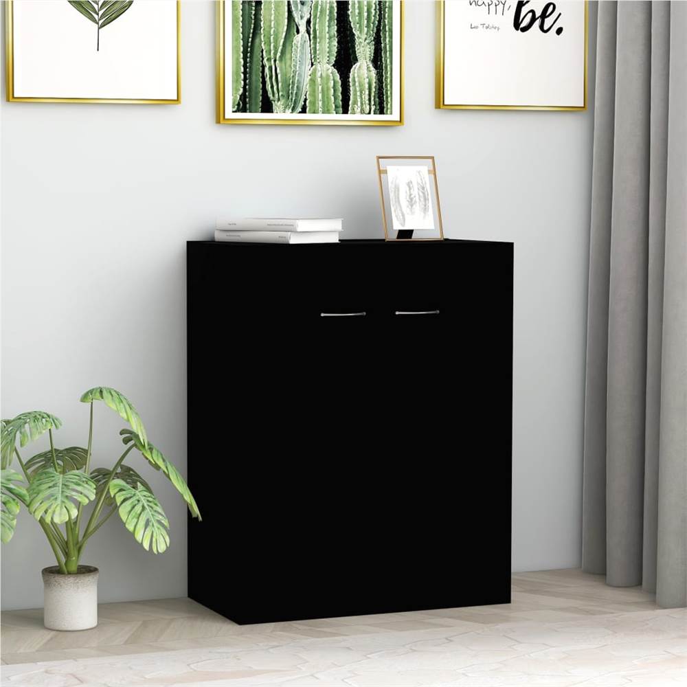 

Sideboard Black 60x30x75 cm Chipboard