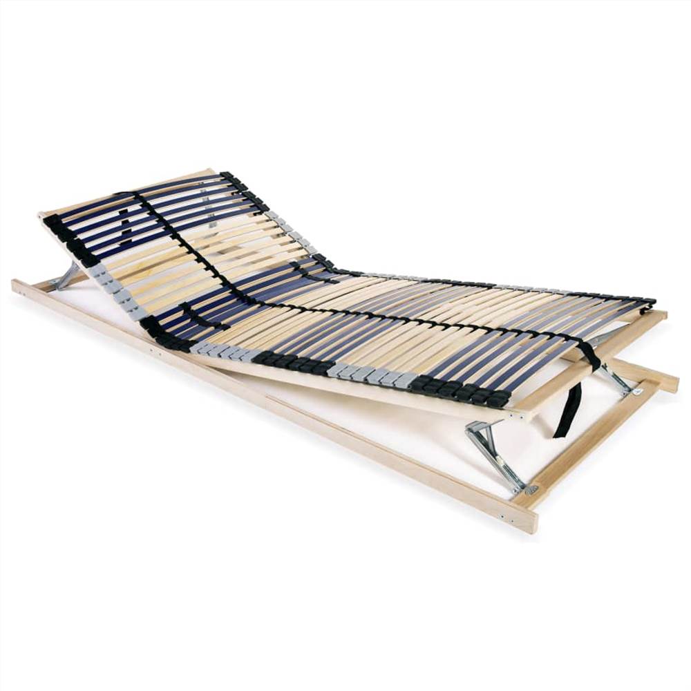 

Slatted Bed Base with 42 Slats 7 Zones 70x200 cm