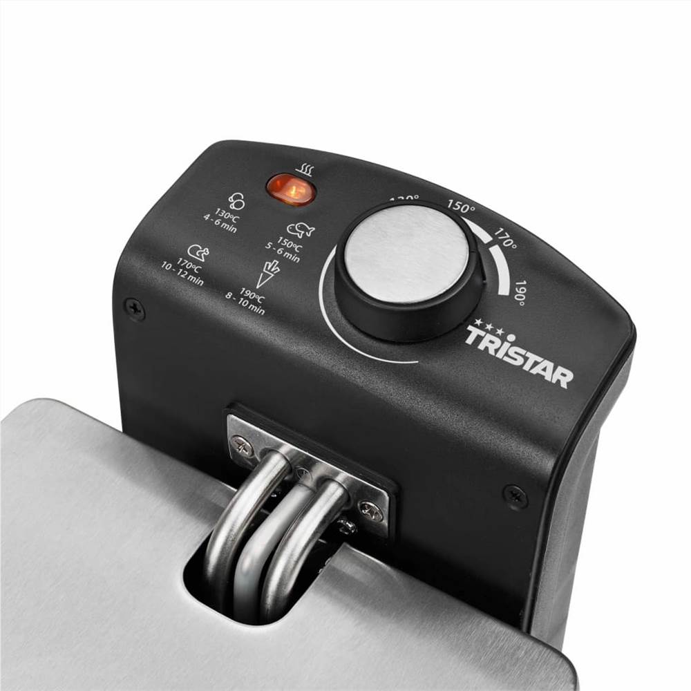 Tristar Deep Fryer 2000 W 3 L Stainless Steel Sliver