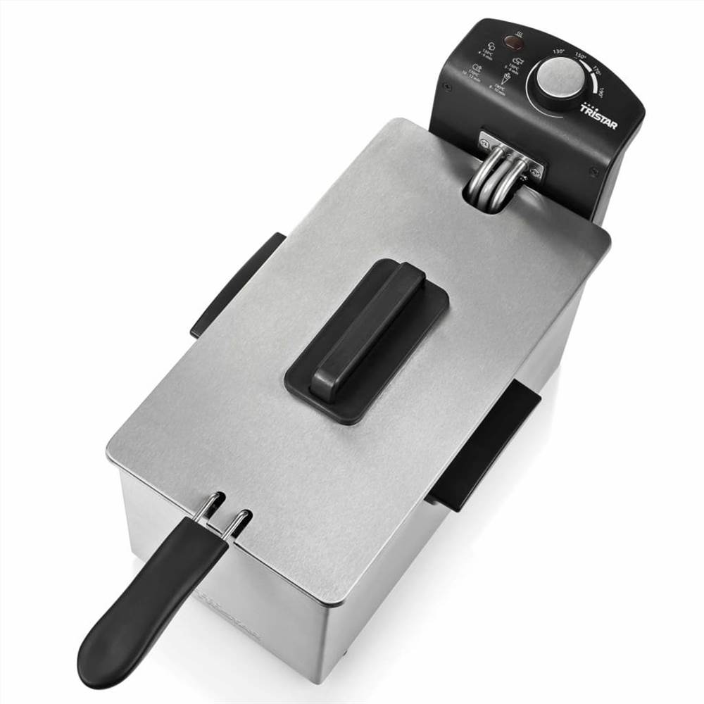 Tristar Deep Fryer 2000 W 3 L Stainless Steel Sliver