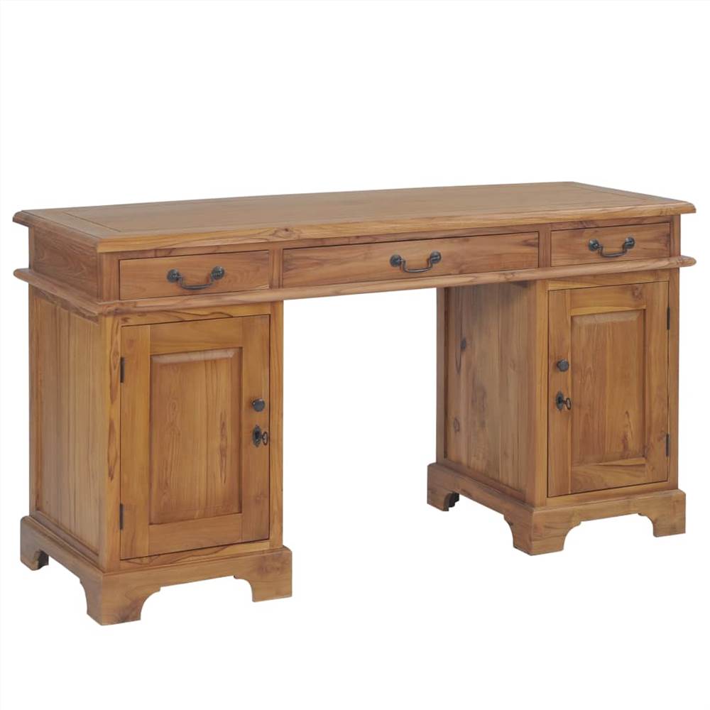 

Director Desk 140x50x76 cm Solid Teak