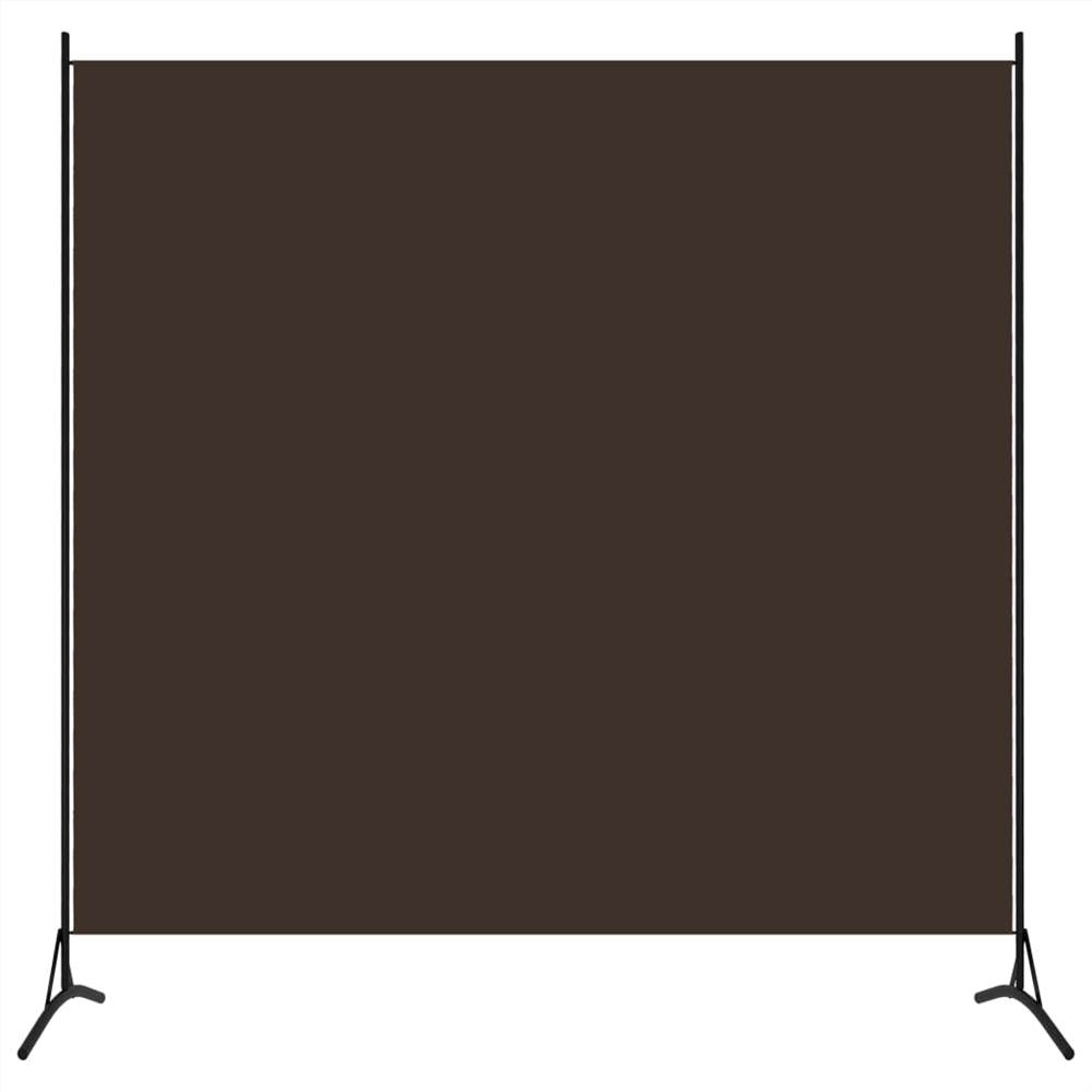 1-Panel Raumteiler Braun 175x180 cm