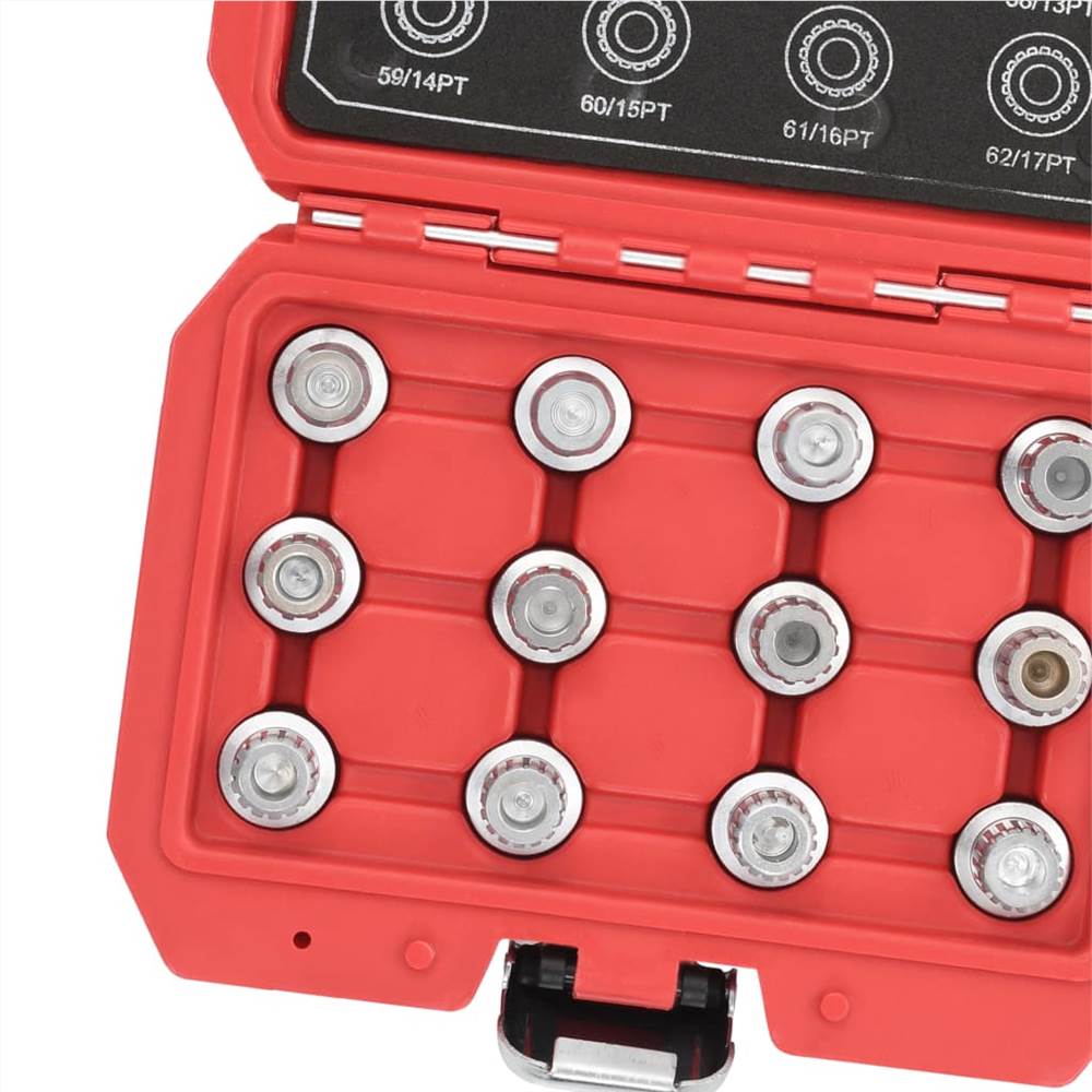 12 Piece Locking Wheel Nut Key Set for VW